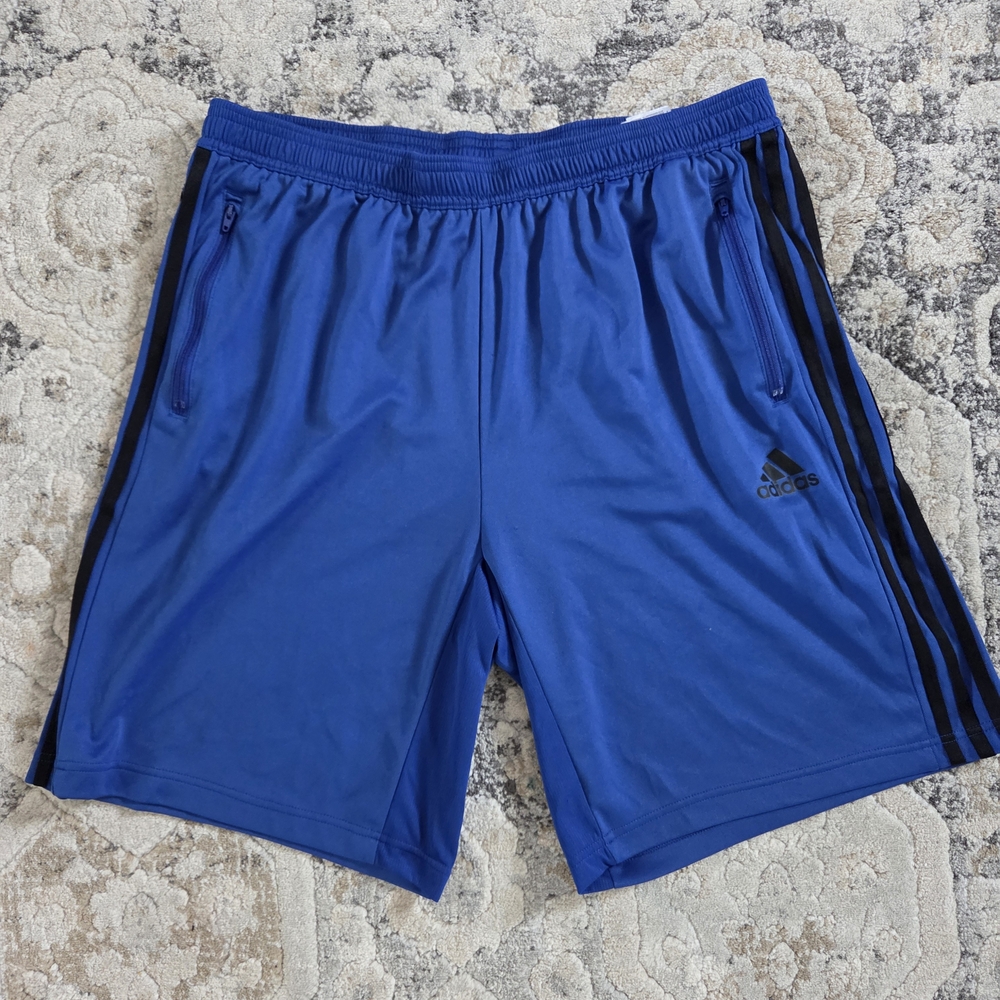 Adidas Men's Blue Athletic Shorts Size XL